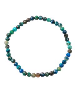 4mm Chrysocolla Faceted Bracelet (1pc)