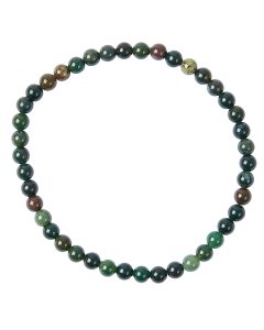 4mm Bloodstone Bead Bracelet (1pc)