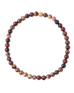 4mm Brecciated Jasper Bead Bracelet (1pc)