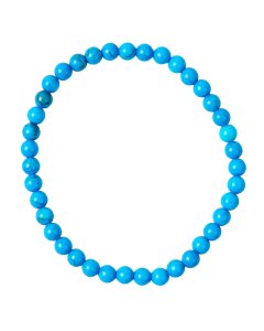 4mm Howlite (Dyed) Bead Bracelet (1pc)