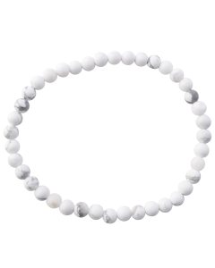 4mm Howlite Bead Bracelet (1pc) NETT
