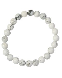 8mm Howlite Bead Bracelet (1pc)