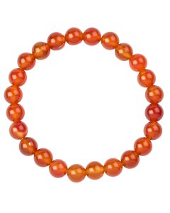 8mm Carnelian Bead Bracelet (1pc)
