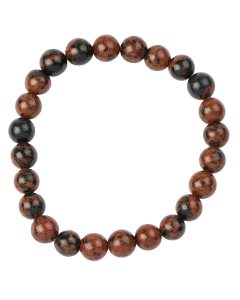 8mm Mahogany Obsidian Bead Bracelet  (1pc)