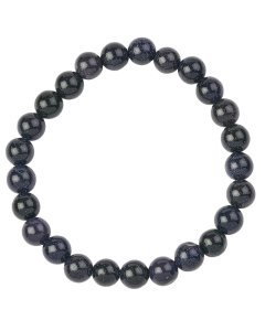8mm Bead Bracelet Blue Goldstone (1pc)