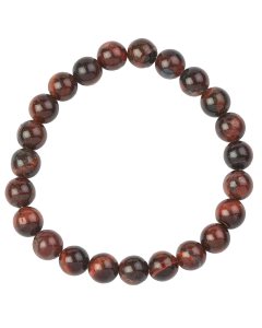 8mm Bead Bracelet Red Tiger Eye (1pc)