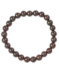 8mm Red Garnet Bead Bracelet (1pc)