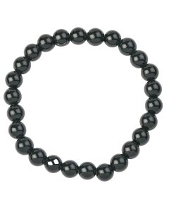 8mm Bead Bracelet Black Obsidian (1pc)