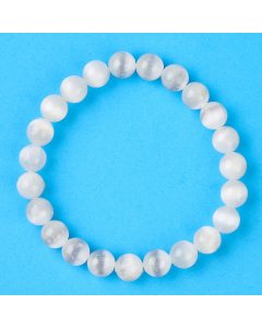 8mm Bead Bracelet Selenite (1pc)