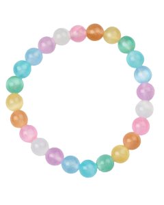8mm Bead Bracelet, Rainbow Selenite (1pc)