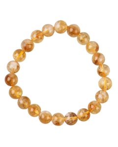 8mm Citrine A Bead Bracelet (1pc)