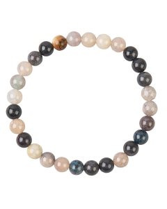 6mm Bead Bracelet Dumortierite in Quartz (1pc)