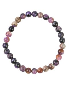 6mm Charoite Bead Bracelet (1pc)