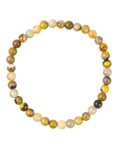 6mm Bumblebee Jasper Bead Bracelet (1pc)