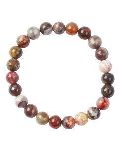 8mm Bead Bracelet Mexican Agate (1pc)