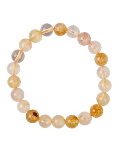 8mm Golden Healer Quartz Bead Bracelet (1pc)