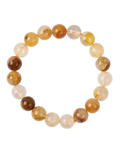 10mm Golden Healer Quartz Bead Bracelet (1pc)
