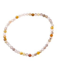 3mm Botswana Agate Faceted Bracelet (1pc)