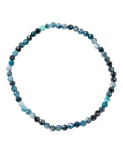 3mm Blue Tourmaline (Indicolite) Faceted Bracelet (1pc)