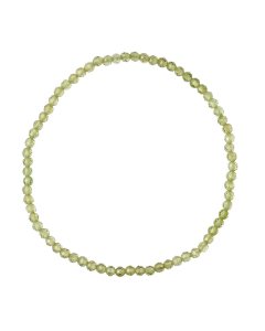3mm Peridot Faceted Bead Bracelet (1pc)