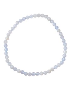 3mm Blue Lace Agate Faceted Bead Bracelet (1pc)