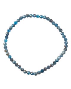 3mm Apatite Faceted Bead Bracelet (1pc)