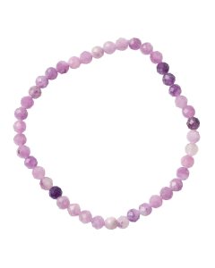 4mm Lepidolite Faceted Bead Bracelet (1pc)