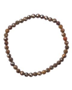 4mm Boulder Opal Faceted Bead Bracelet (1pc)