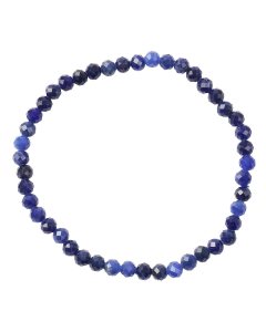 4mm Sodalite Faceted Bead Bracelet (1pc)
