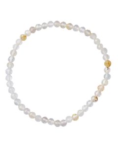 4mm Topaz (B) Faceted Bead Bracelet (1pc)