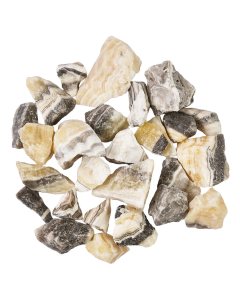 Zebra Calcite, Mexico 1.6-2.5" (unsized by the kg)