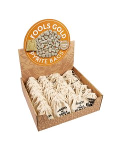 Pyrite (Fools Gold) Bags Retail Box (40 Piece) NETT