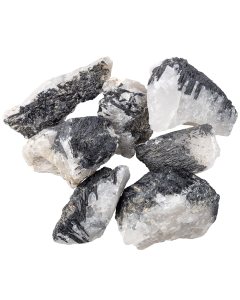Tourmalinated Quartz 3-10cm, China (1kg) 