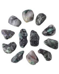Emerald Medium Tumblestone 20-30mm (100g) NETT