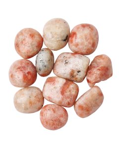 Sunstone Medium Tumblestone 20-30mm, India (100g) NETT
