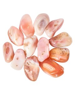 Apricot Agate Large Tumbletones, 30-40mm (250g)