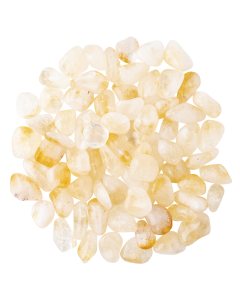 Citrine Heat Treated B Grade Small Tumblestone 10-20mm, Brazil (250g) NETT