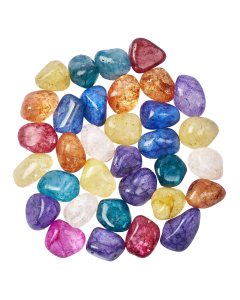 Crackle Quartz Small Tumblestones, 10-20mm (250g)