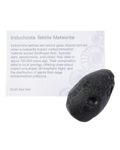 Tektite Tumblestone with ID Card, 40-60mm (1pc) NFD