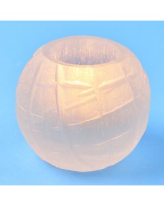 Selenite Snowball T-light Holder 8-9cm (1pc)