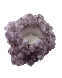 Amethyst Tealight Holder, Brazil (1 Piece) NFD