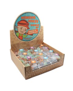 Mining Mike's A World of Gemstones Rocks & Minerals Retail Box (24 Piece) NETT