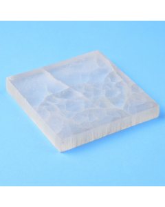 Square Selenite Plate approx. 10x10x1cm (1pc)