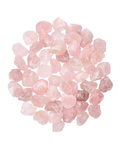 Rose Quartz Rough, Madagascar, Mini (50pcs) NFD