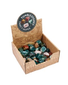 Fancy Jasper Tumblestone Retail Box (50pcs) NETT