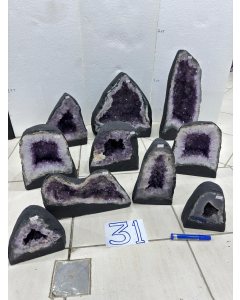 Amethyst Cathedral Crate No.31. 163.7KG (10PCS)