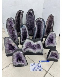 Amethyst Cathedral Crate No.28. 204KG (11PCS)