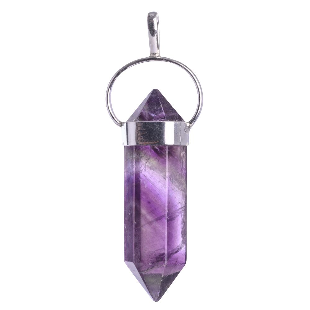 Purple on sale fluorite pendant