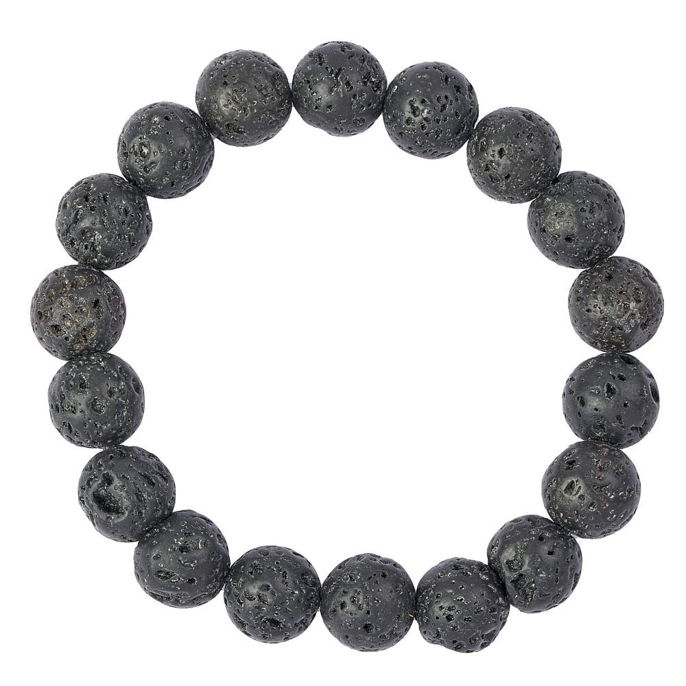 Black lava beads discount