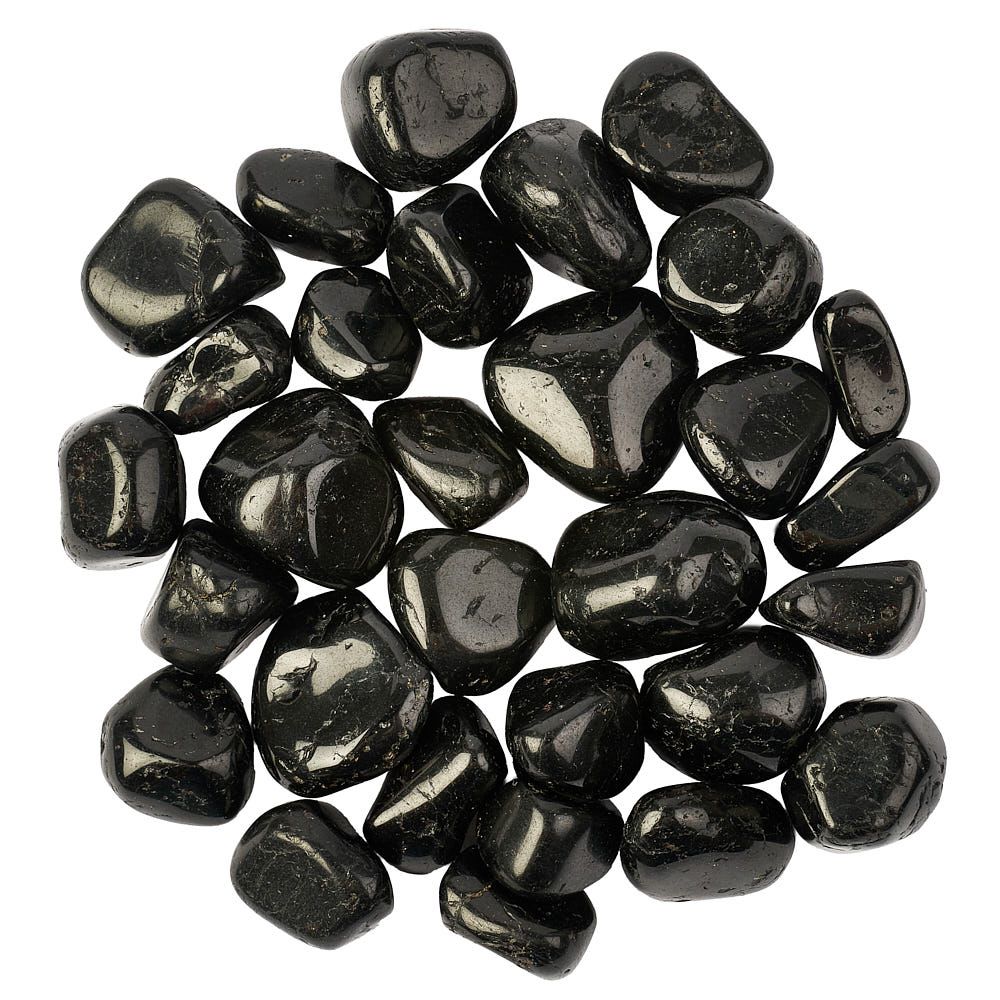 Black Tourmaline and Red Jasper Stone (0.75